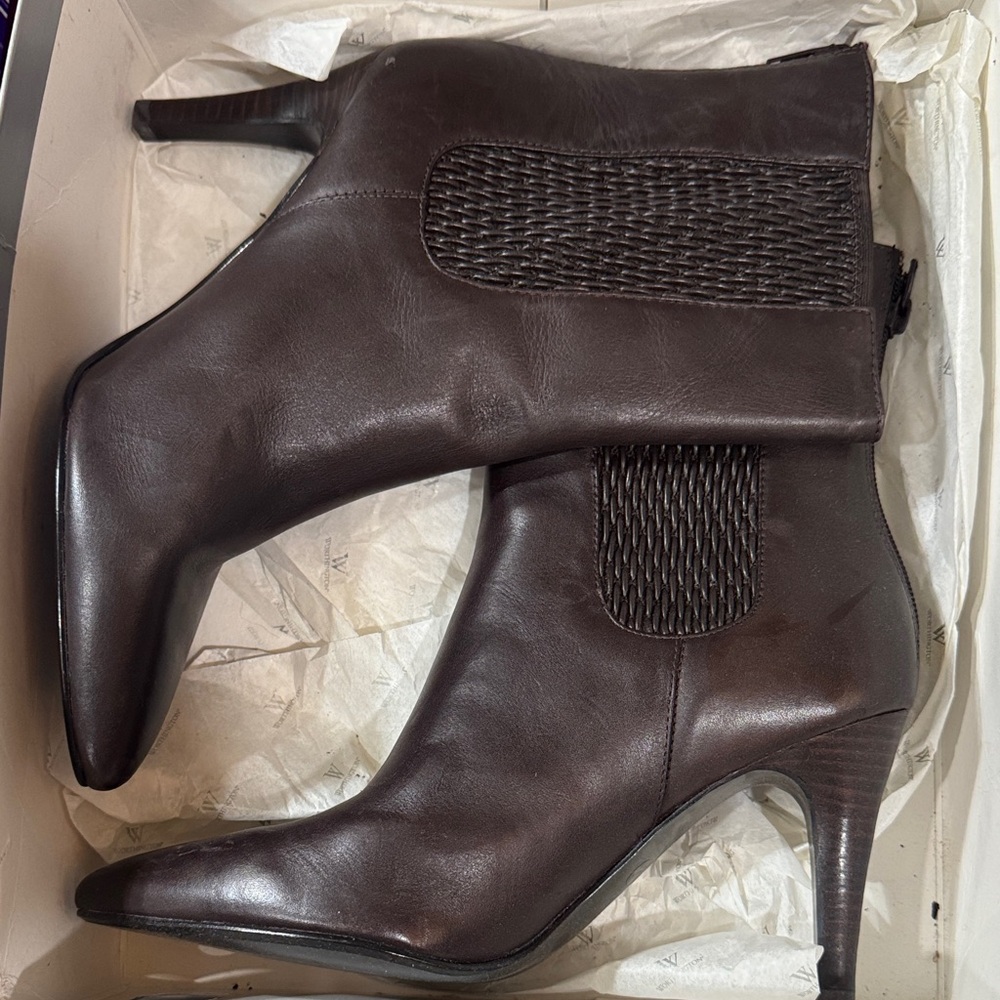 Worthington Dark Brown Heeled Boots